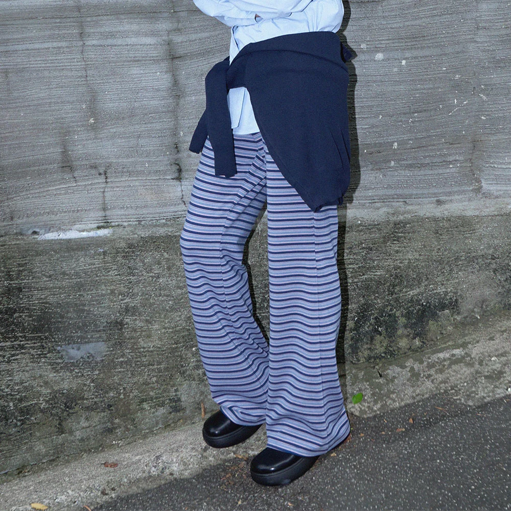 BP Cozy Stripe Fleece Pants_BLUE