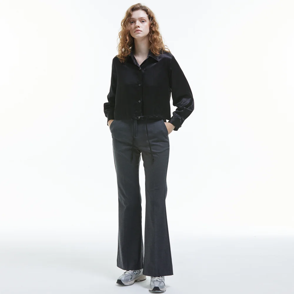 Fleece Boot Cut Slacks
