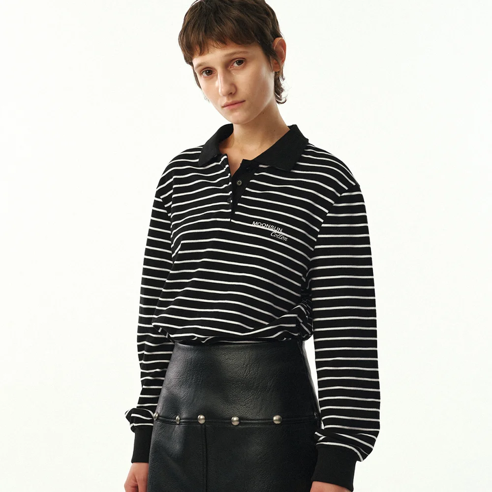 01 M.C Stripe PK Shirt / Black