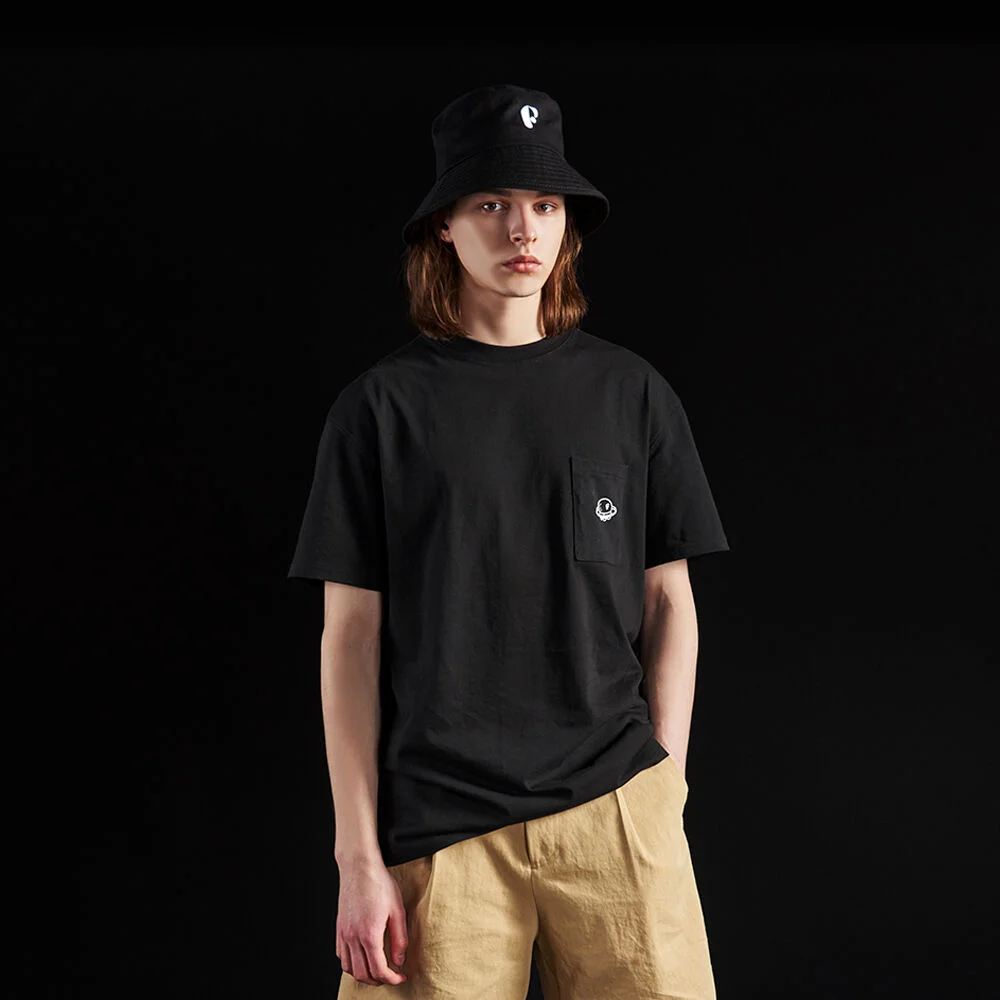 UFB print pocket short sleeve tee_Men (Black)