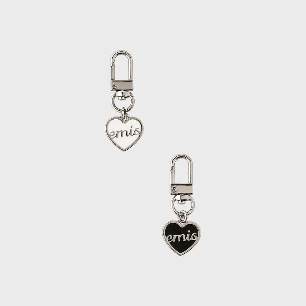 1 HEART LOGO PENDANT KEYRING