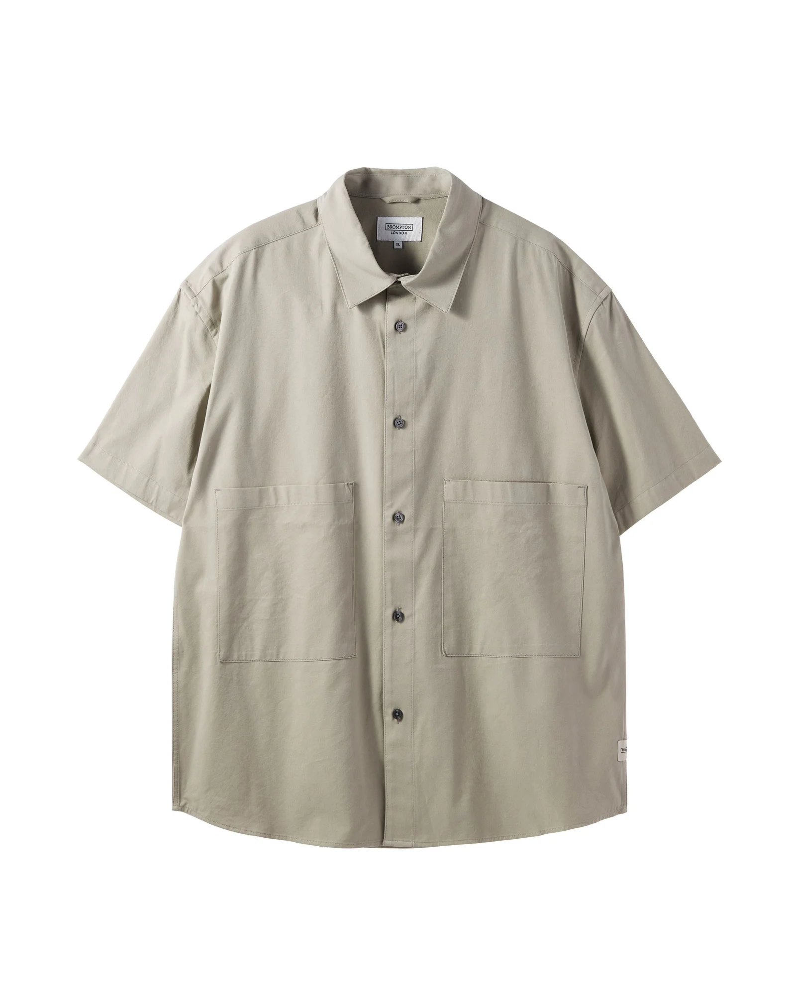 COTTON HALF SLEEVE SHIRTS - BEIGE (P242USH410)