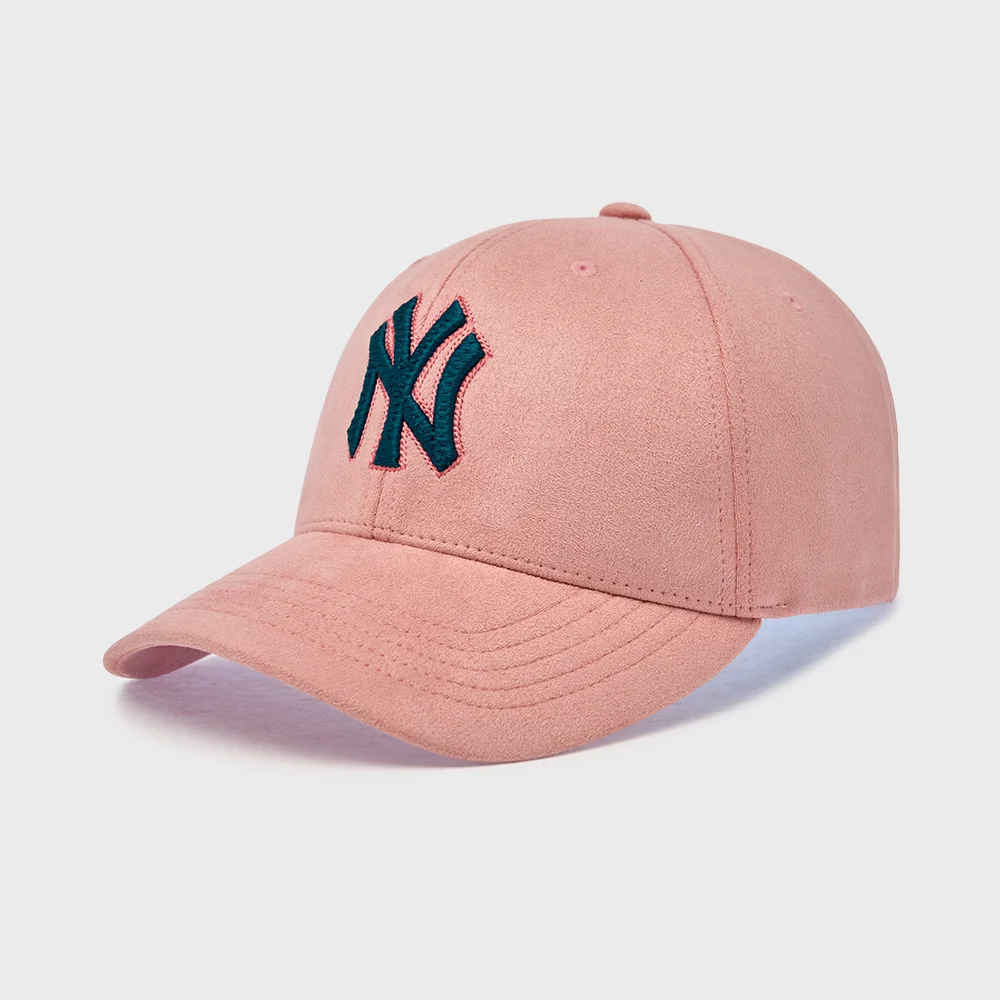 基本款 色 麂皮 Structure 棒球帽 NY (L.Coral)