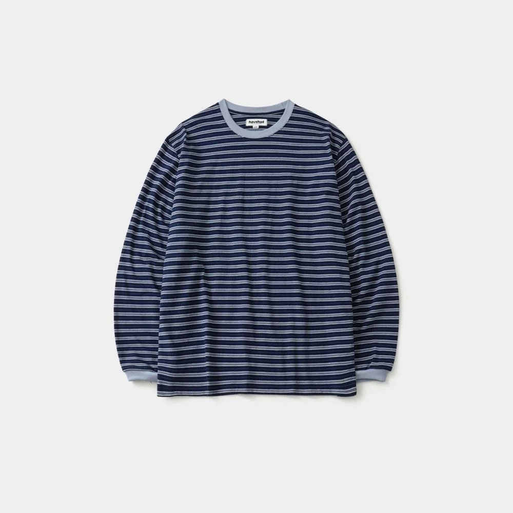 Stripe Long Sleeve Tee (Stripe Navy)