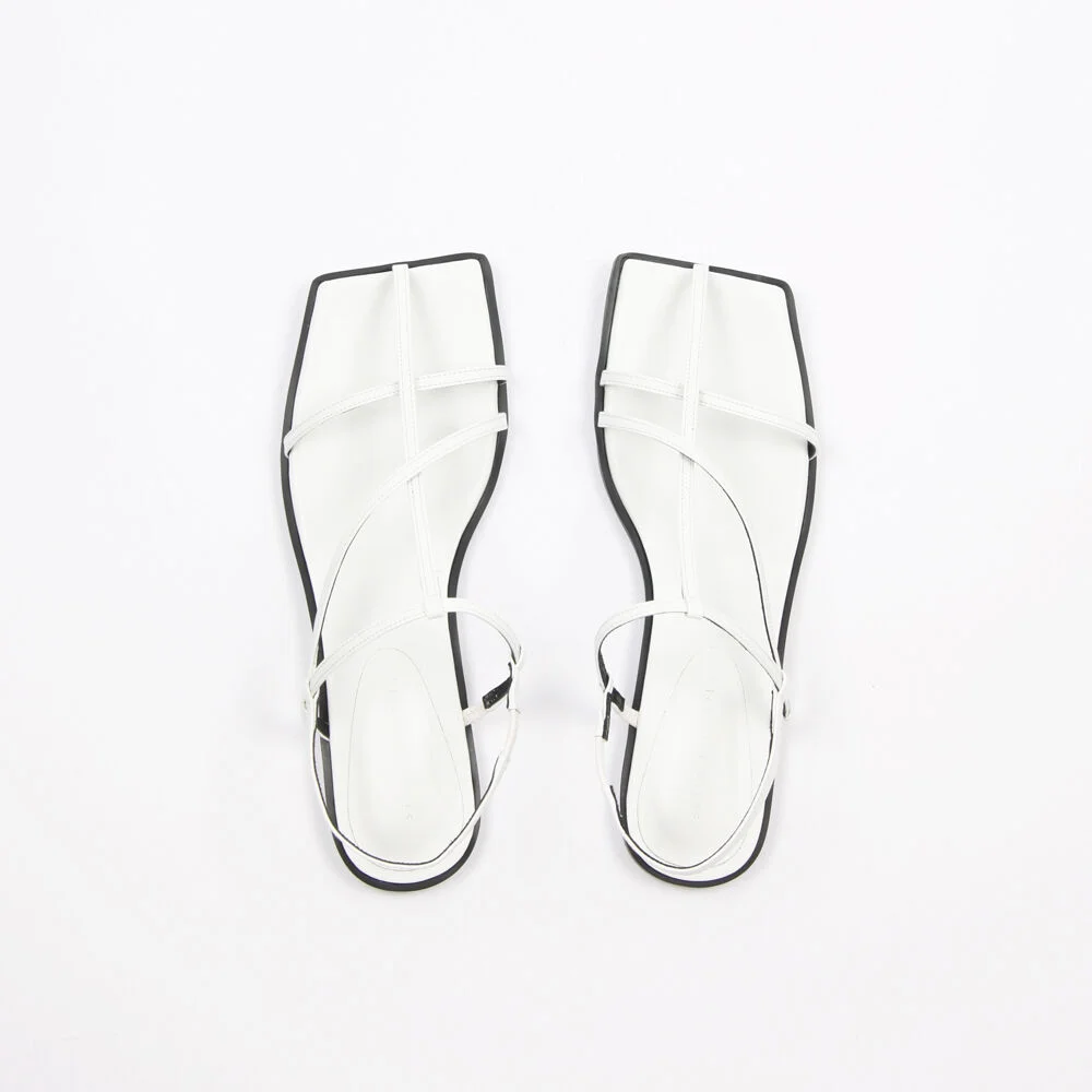 Yves Sandals Leather White
