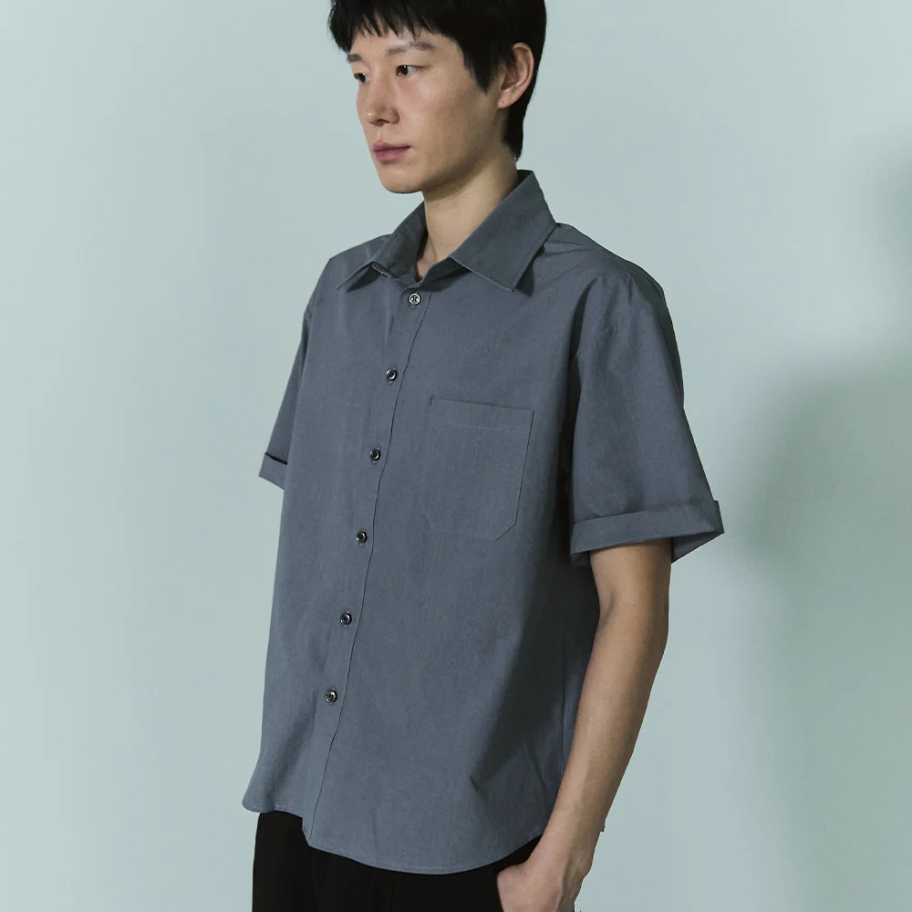 Bluesf formal short sleeve shirt