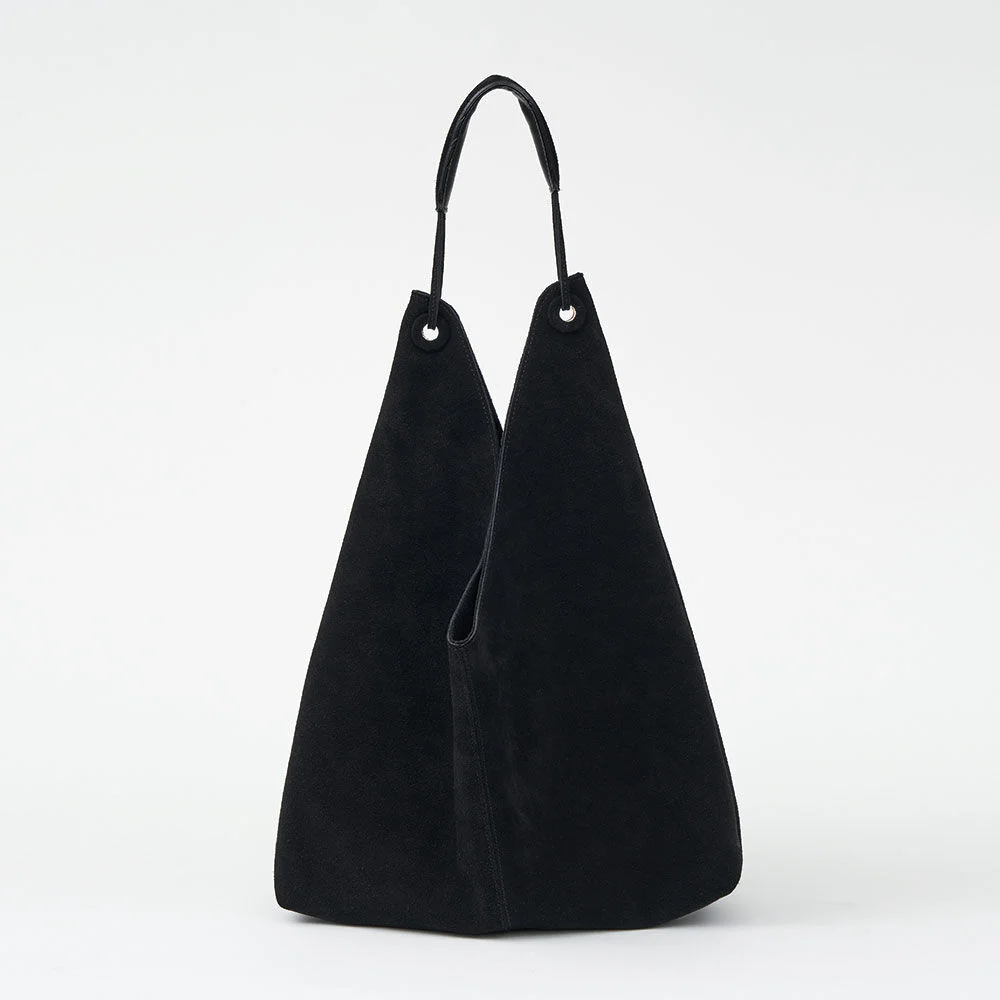 Suede Hobo Bag(Black)