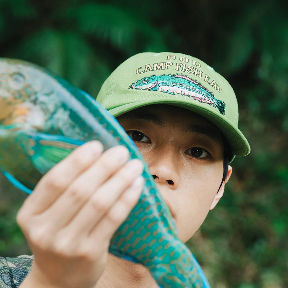 釣魚 棒球帽(GREEN)