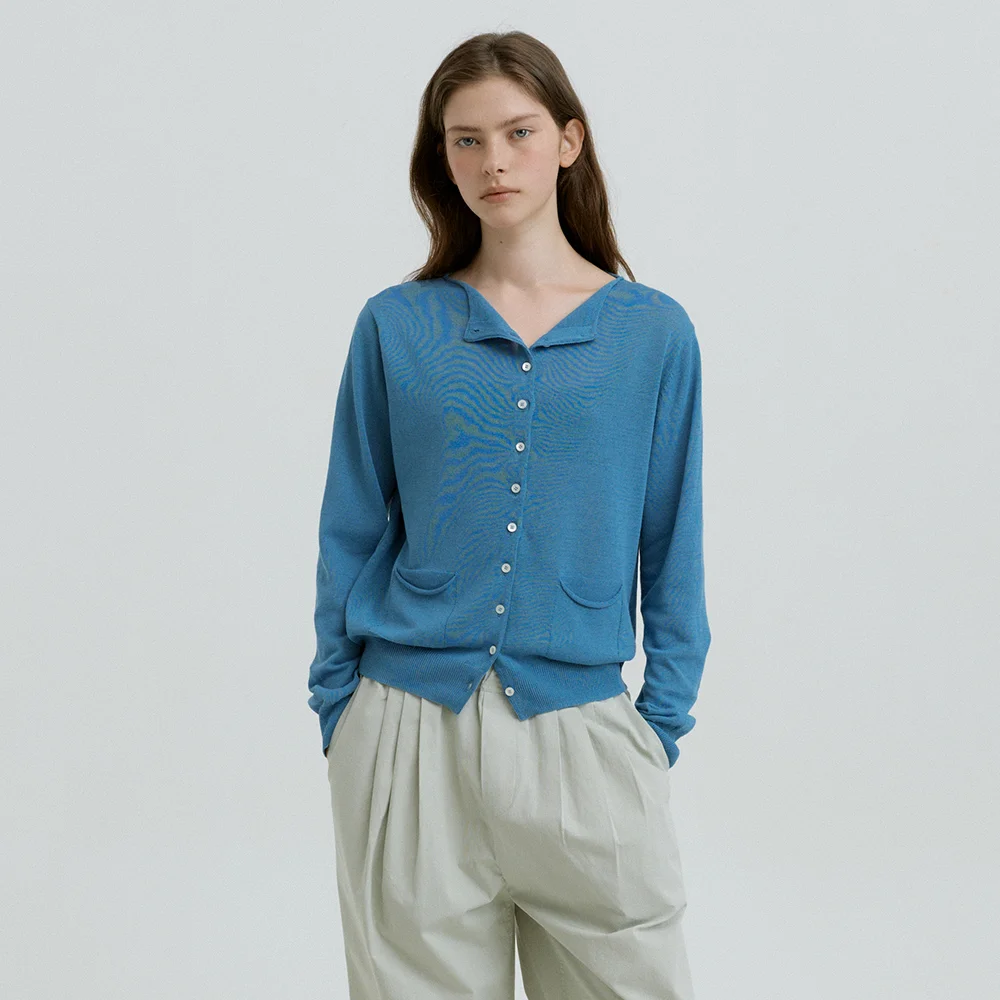 Paper Boat Cardigan (Blue)
