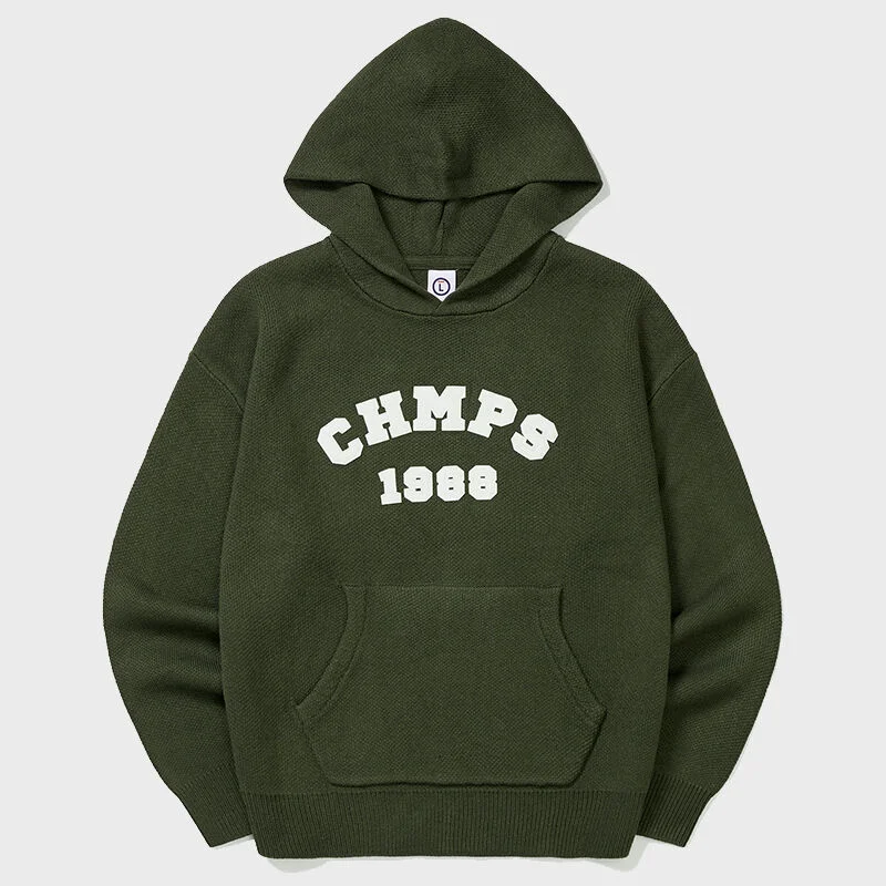 CHMPS 補丁 針織衫 連帽衫 B22FT12KH