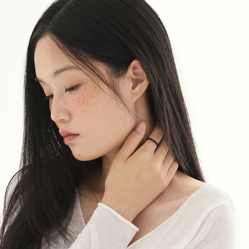 Stripe Steel Ring (2colors)