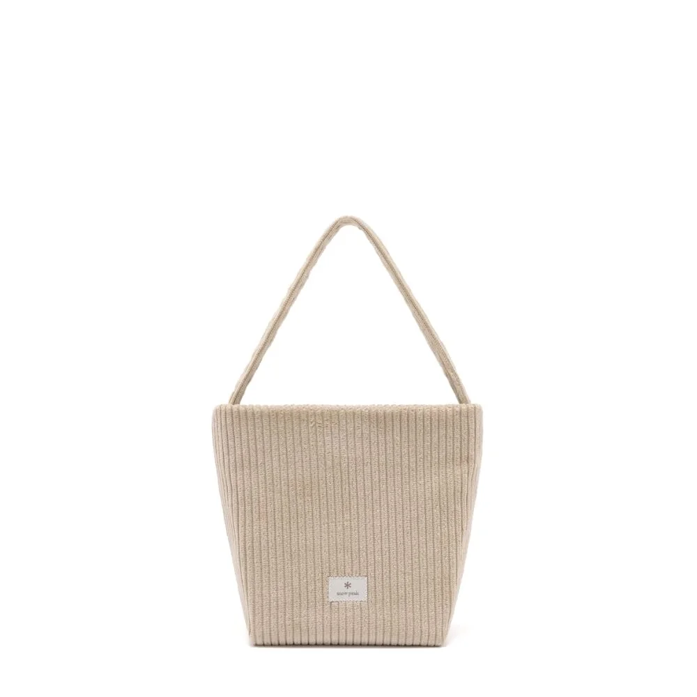 燈芯絨 迷你 托特袋 2L Beige (S26FWFTB62)