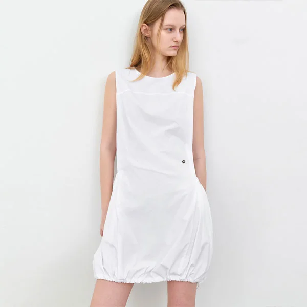 YU STRING BALLON MINI DRESS (OP-6339)