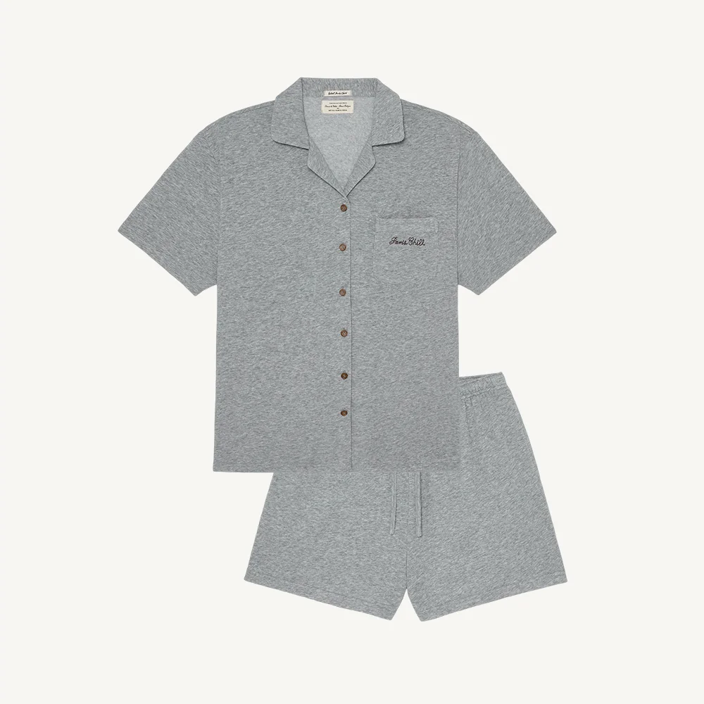 Breezy Night Pajama Set (Grey)