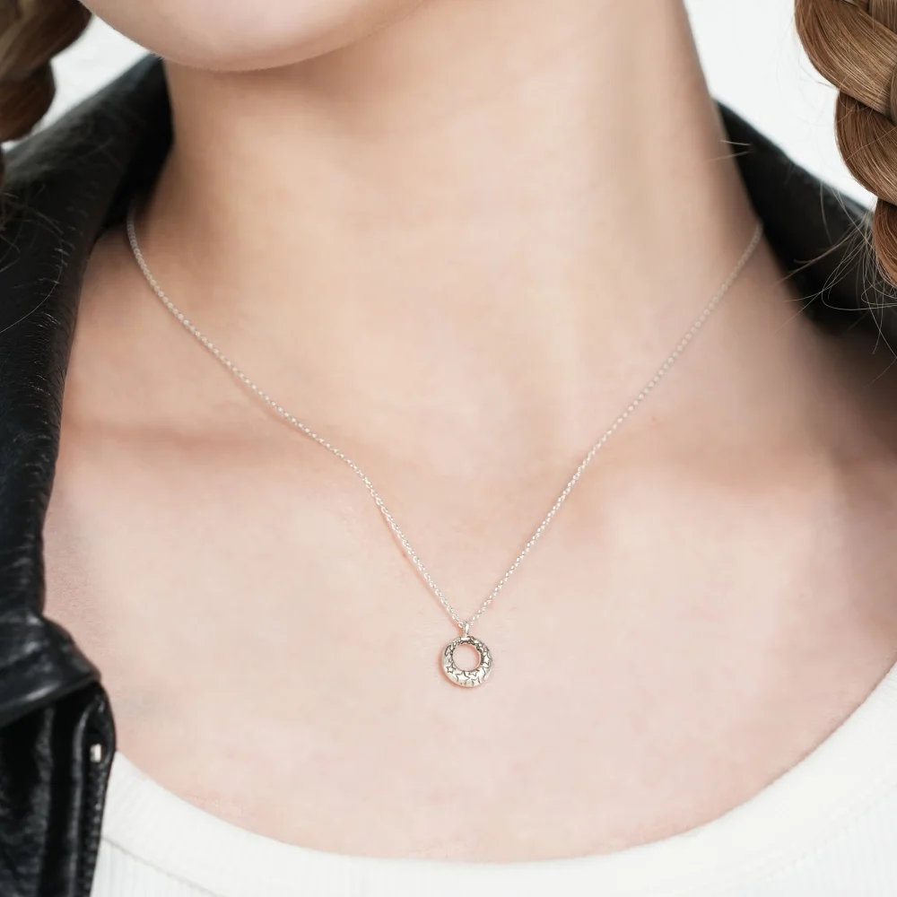 Black star silver pendent chain Necklace 銀色925 Byeol 刻字 吊墜 銀 鏈 項鏈