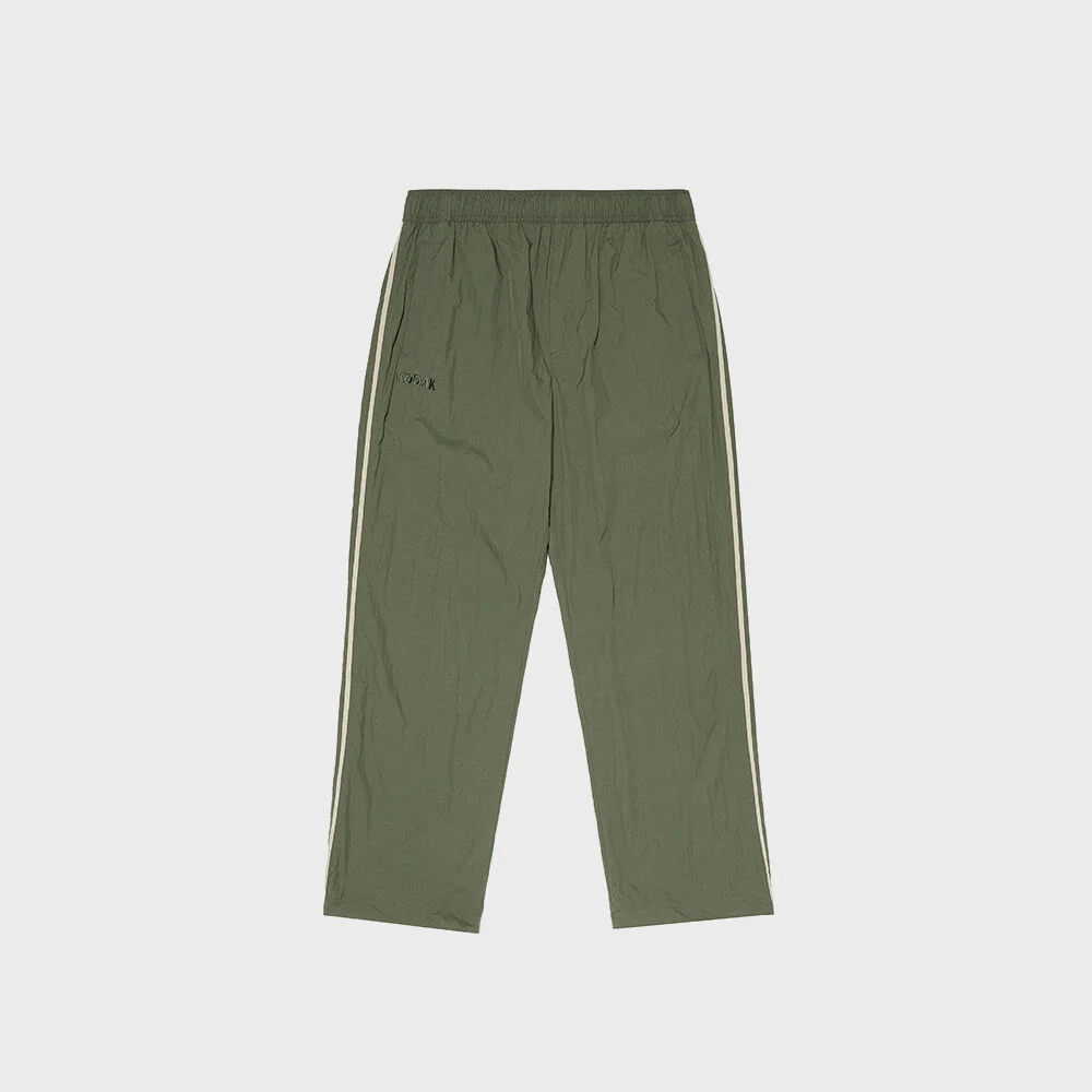 Kodacolor 直筒 梭織 慢跑褲 褲子 KHAKI