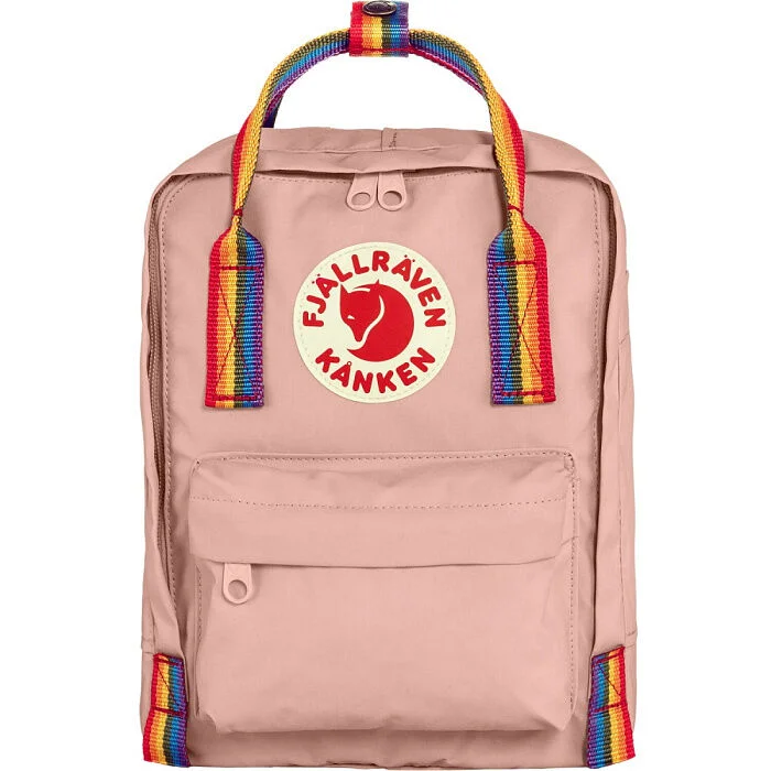 Fjällräven Kånken 彩虹 迷你 (23621) - Chalk Rose/Rainbow