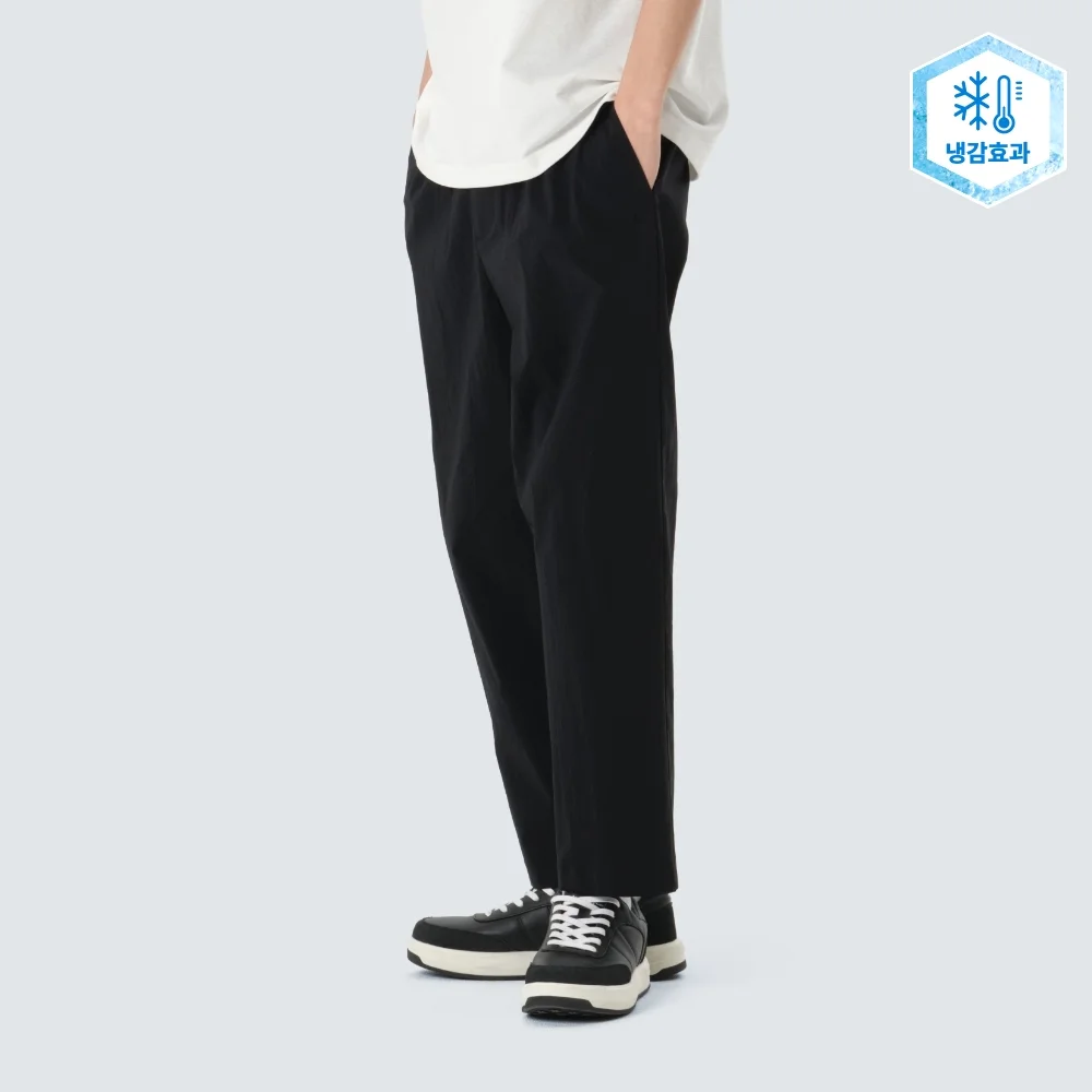 髮根 錐形 褲子 Black (S26MMRPT69)