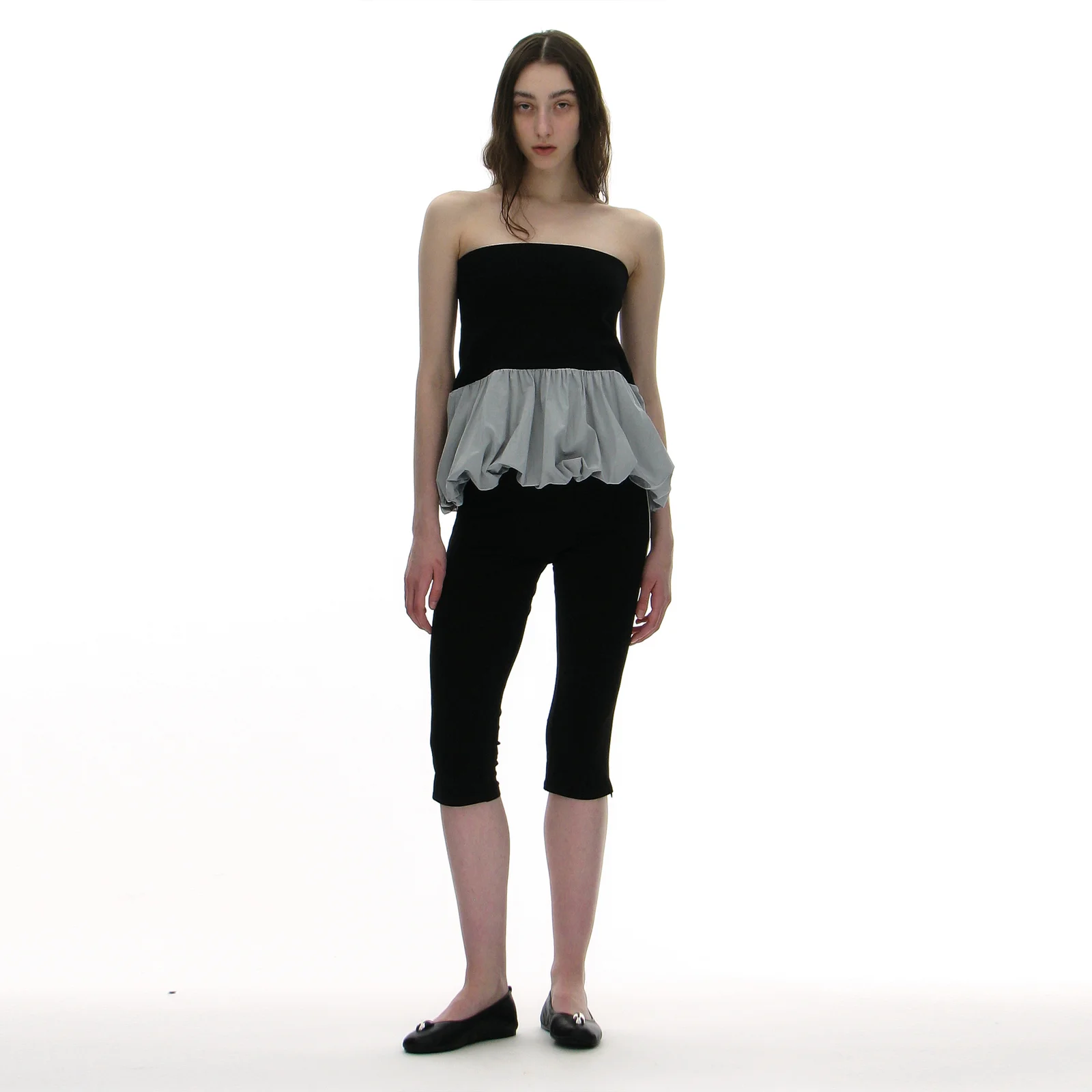 2WAY PUFF SKIRT_SKY