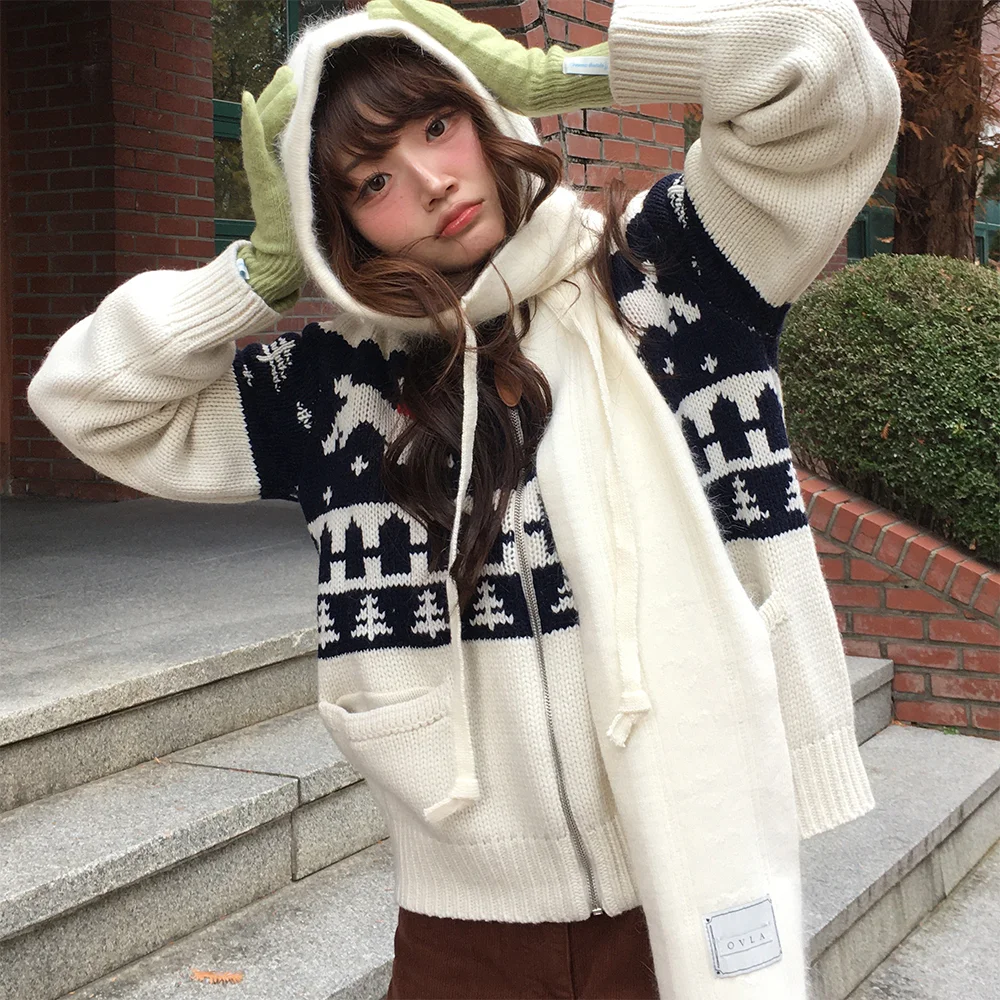 (禮品包裝) heart chain muffler balaclava_3color BA007