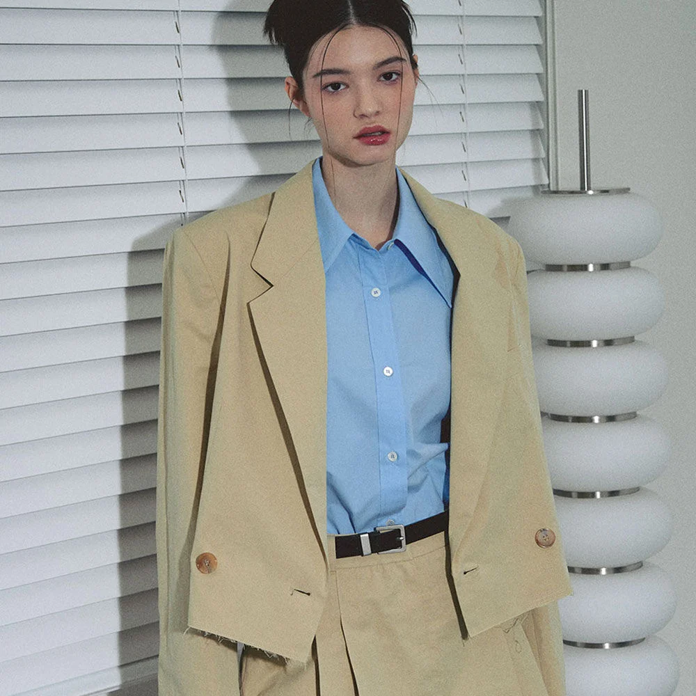 ORGANIC CUTTING JK (BEIGE)