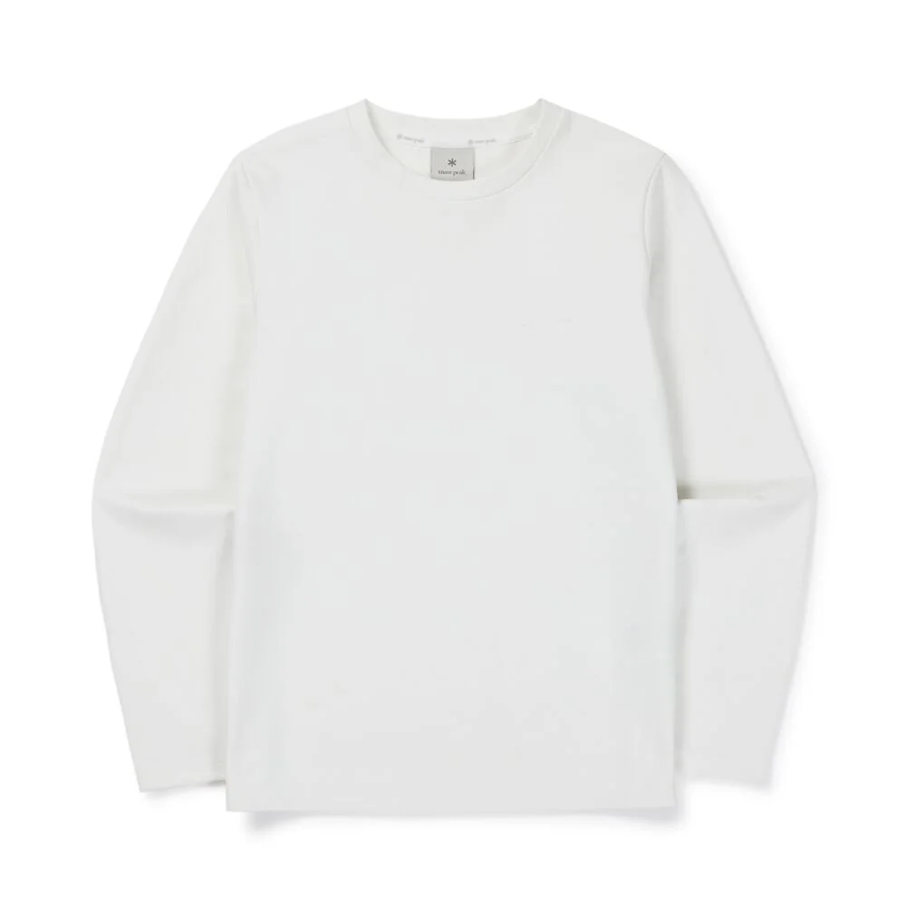 速乾 女裝 長袖 T恤 Off White (S26FWFTL15)