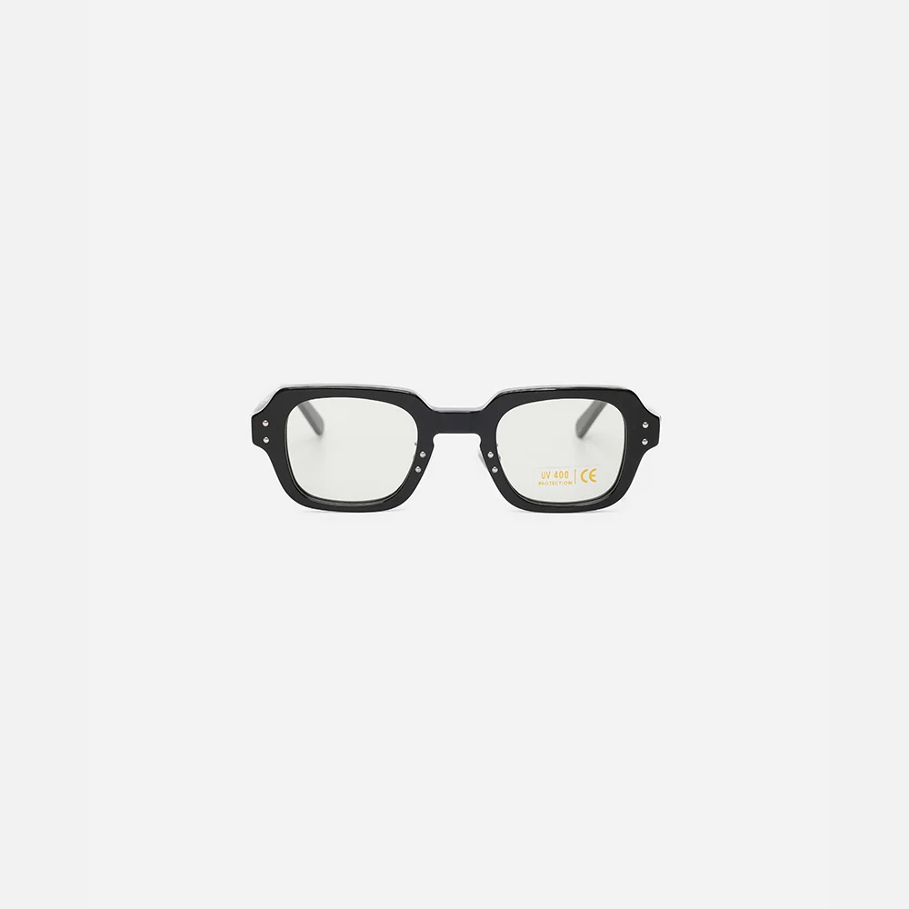 YMCL KY USS S9 Eyewear Frame - Frame : PBlack / Lens : Clear