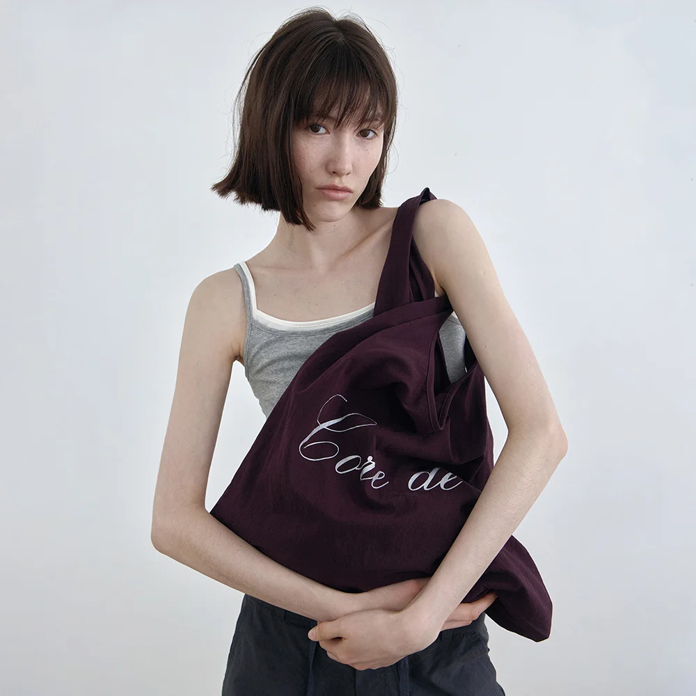 Core de logo bag (burgundy)