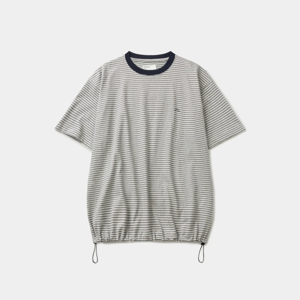 Relaxed Half Stripe String Tee (Stripe White)