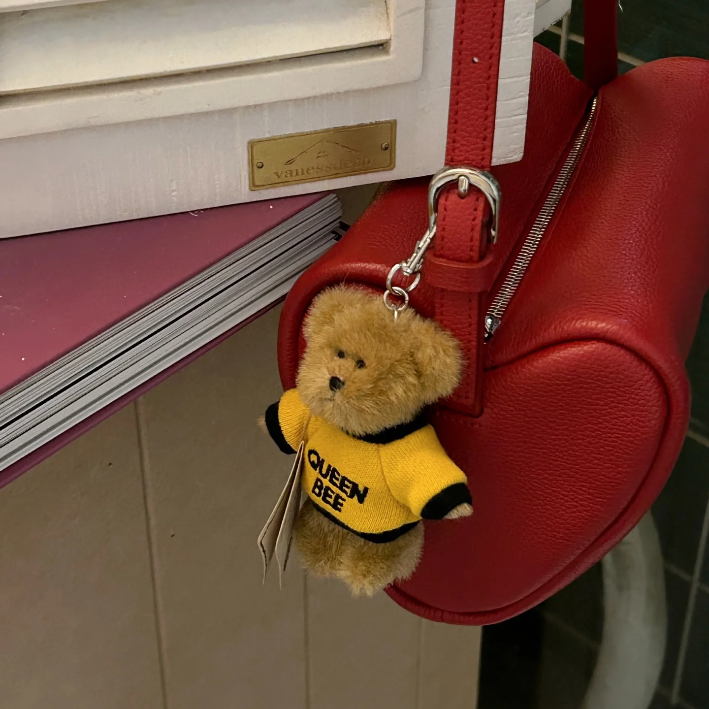 Boys Bear Jjokomi Message 熊 玩偶 鑰匙扣 bear keyring