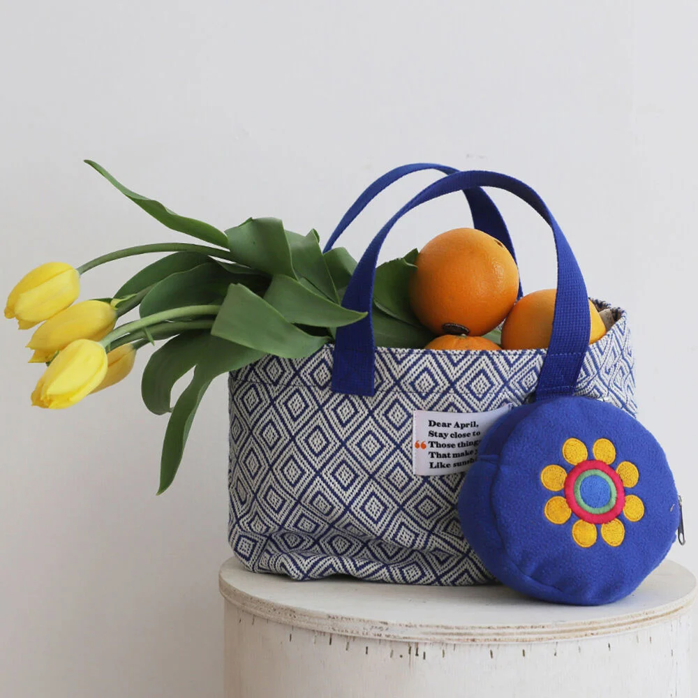 Summer tote bag (夏季 手提袋 袋) blue