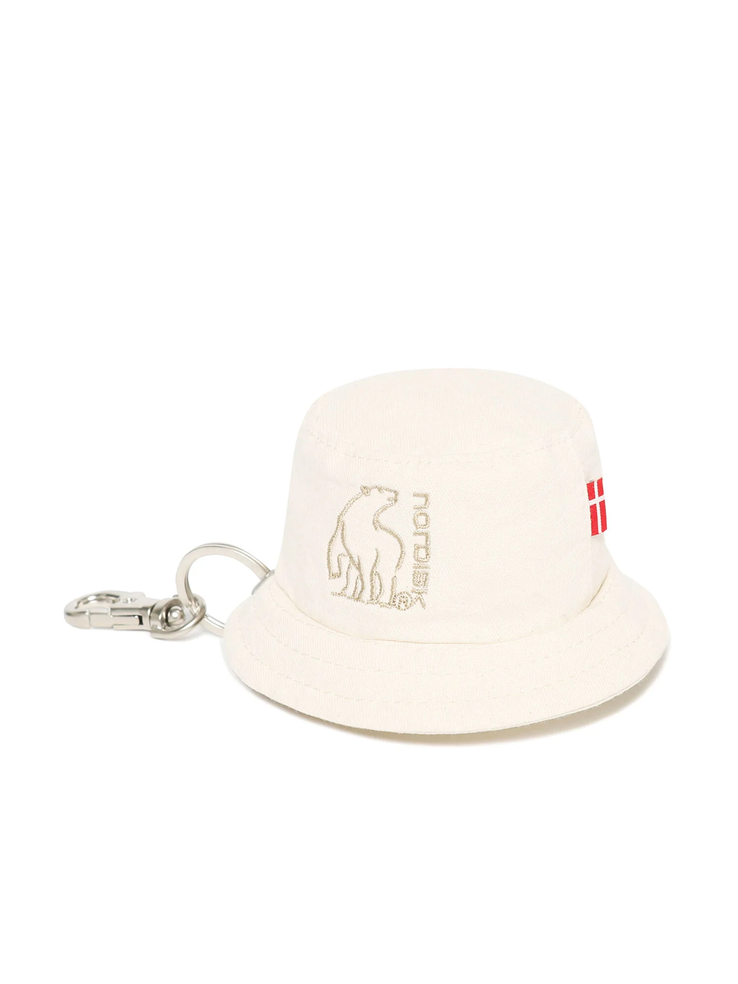 北極熊 漁夫帽 迷你 化妝袋_Off White_OUA26902W3