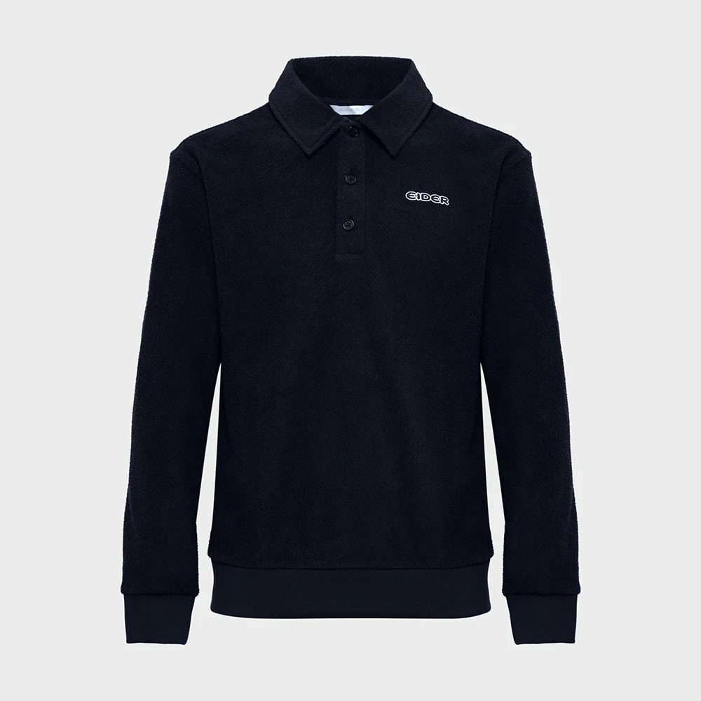 WOOLY (Woolly) 男裝 長袖 Polo T恤_Dark Navy_DMW25255N9