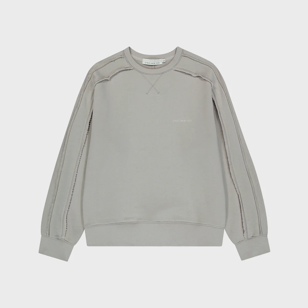 RAW SEAM SWEATSHIRT (BEIGE)