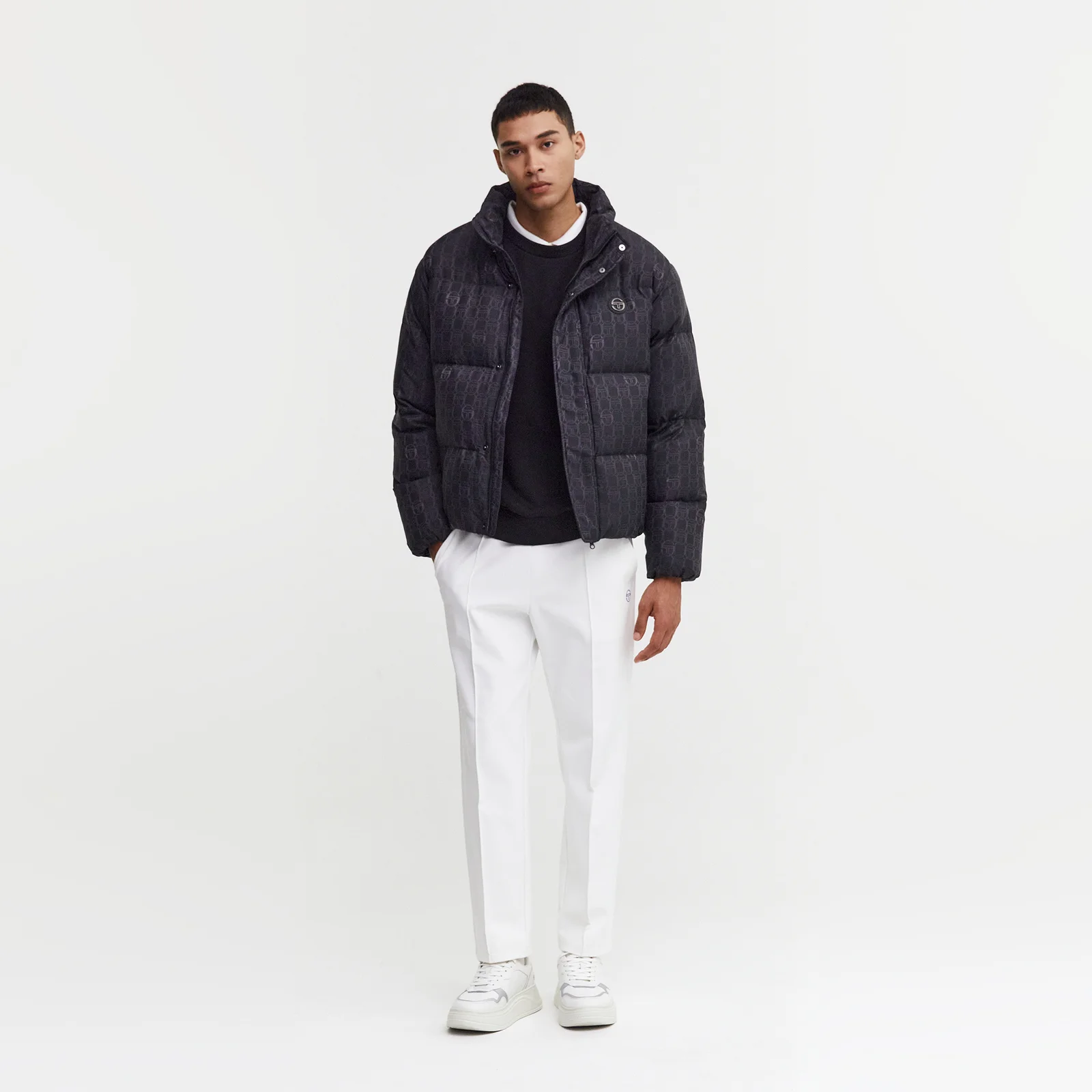 M 日常 Monogram Down 夾克 (BLACK)