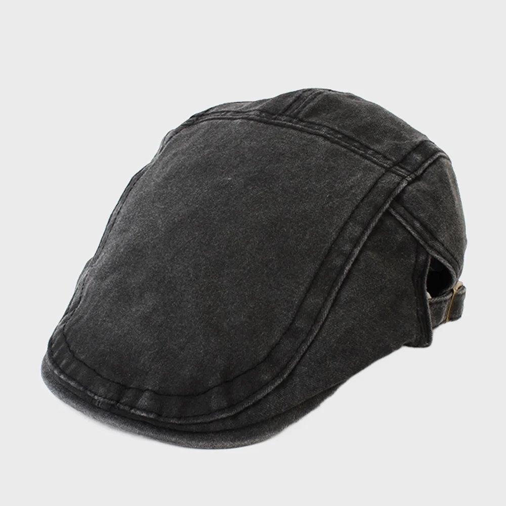 Soft Washing Black Huntingcap 獵人帽