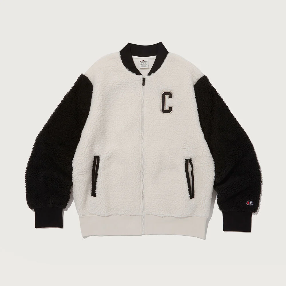 C標誌 Polar 搖粒絨 飛行員款 外套 Cream