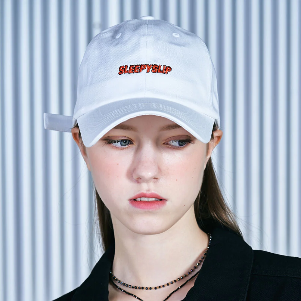 STR SLEEPYSLIP WHITE BALL CAP