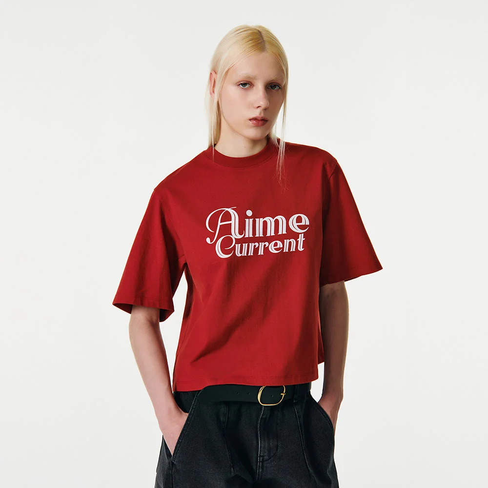 AIME CROP HALF SLEEVES T-SHIRT