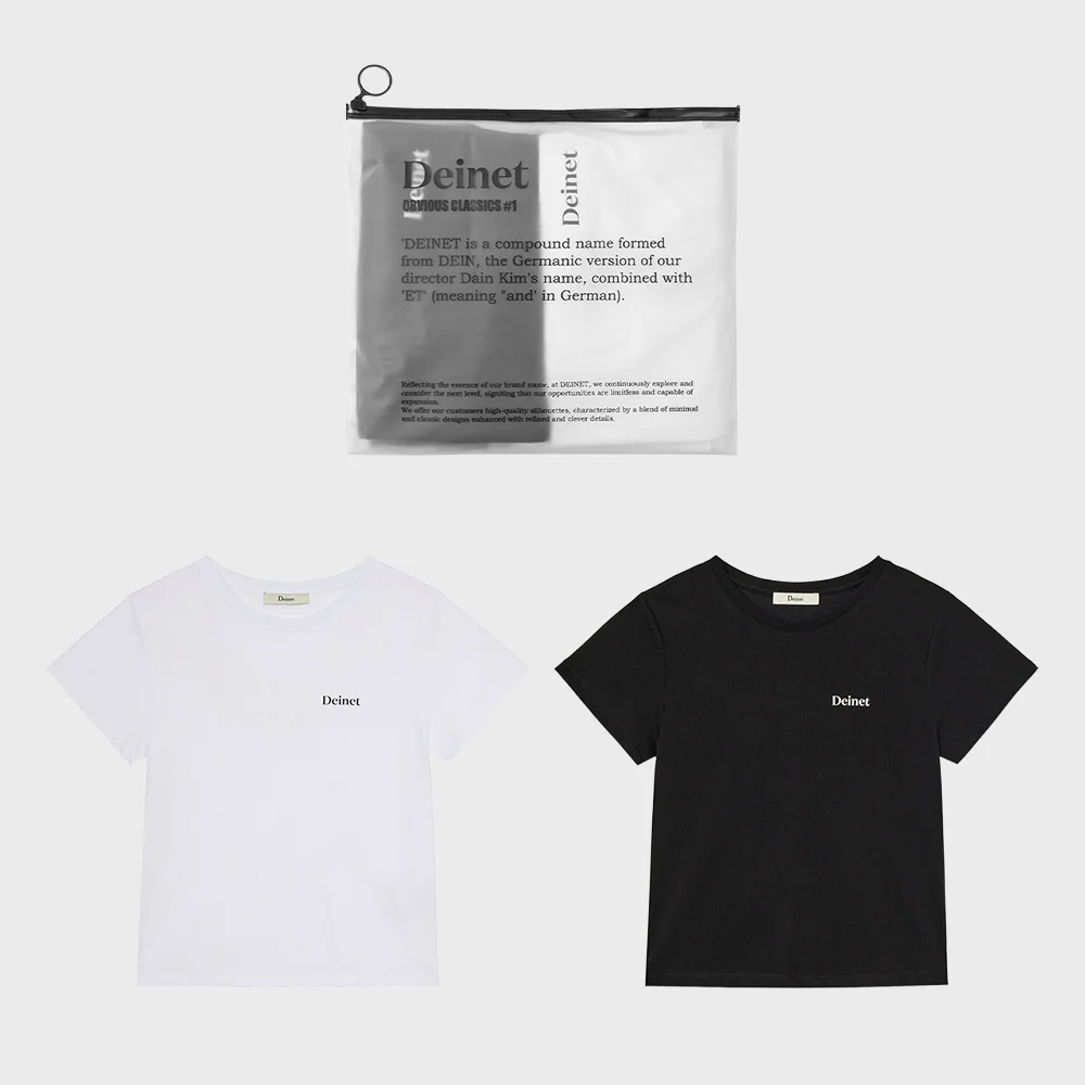 (2PACK) LOGO PRINT SLIMSIZED T-SHIRT