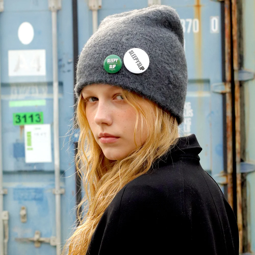 FROST CHARCOAL BEANIE