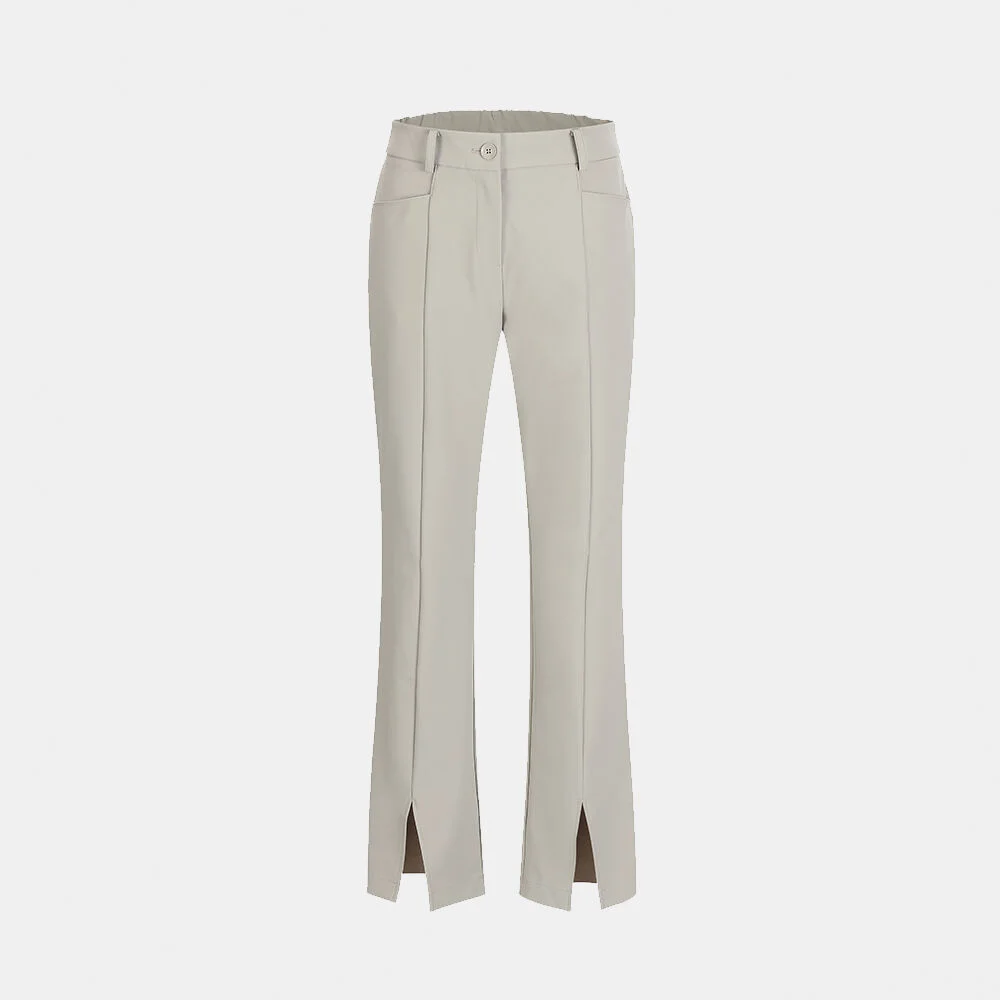 women's stretch golf pants_grey