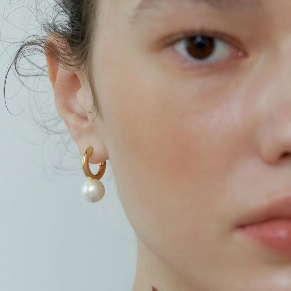 Chic Pearl Ring Earrings