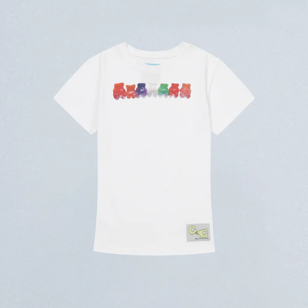 CEC JELLY BEAR WOMAN T-SHIRT(WHITE)