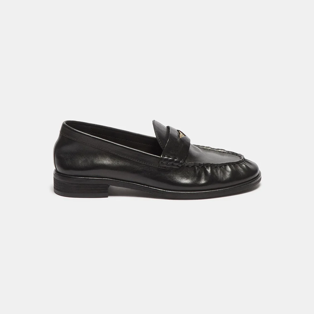 Toast vintage loafer(black)_DA1DA26501BLK