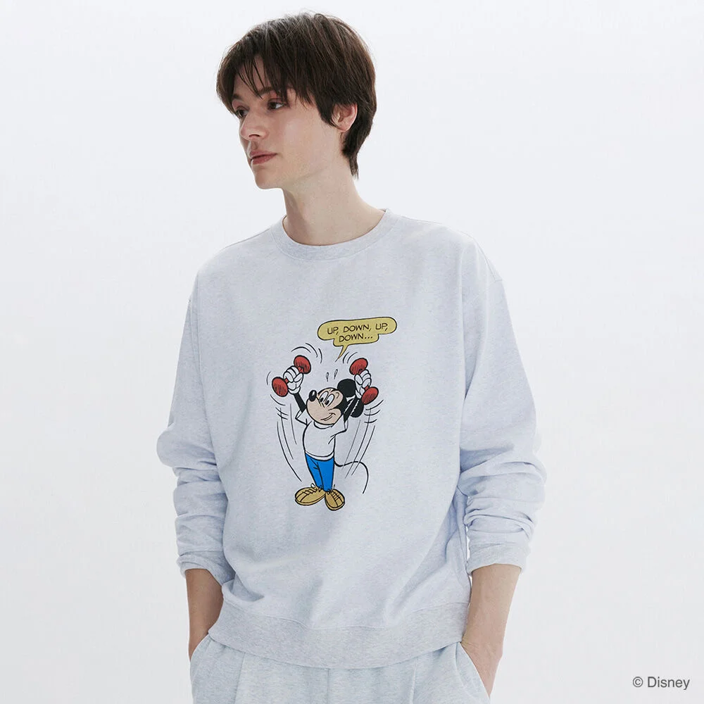 Mickey_Sweatshirt_Men (Light Grey)