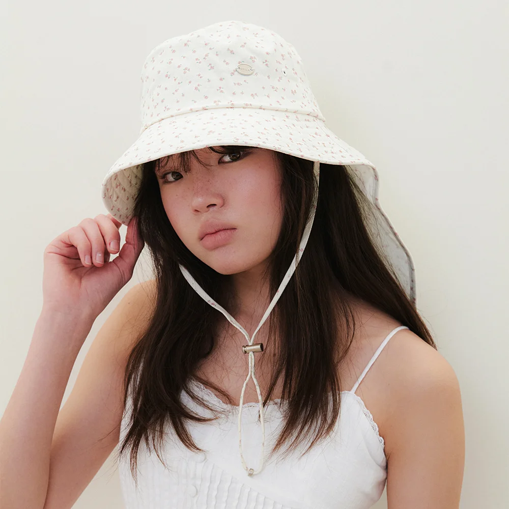 baby floral wide summer safari hat HA059