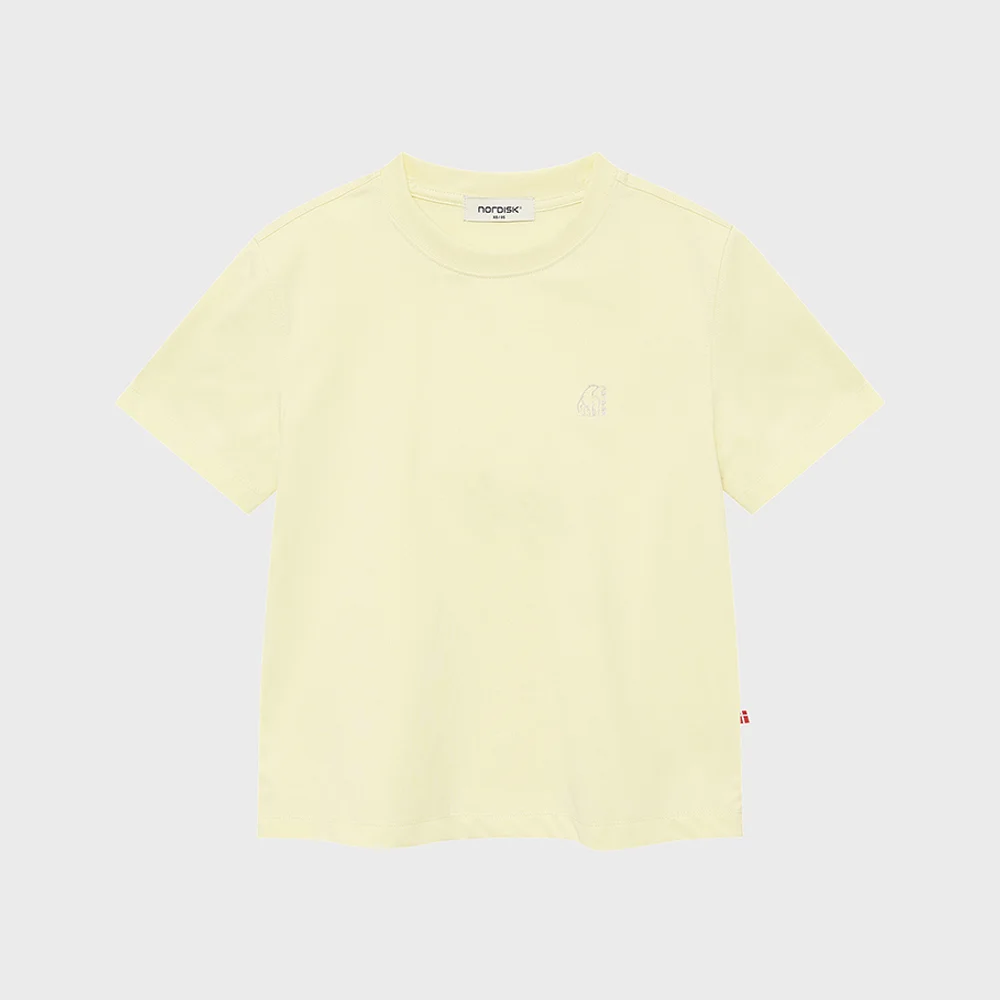小 北極熊 短袖 T恤 - W_Pastel Yellow_OWM26232Y3