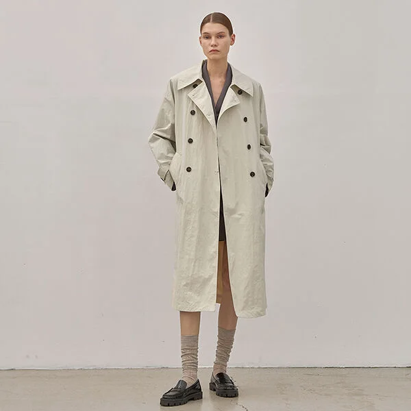 DF MAXI TRENCH COAT S(CT-1435)