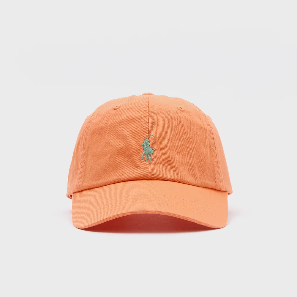 純棉 休閒卡其 BOL 帽 (ORANGE)